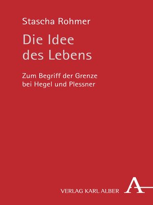cover image of Die Idee des Lebens